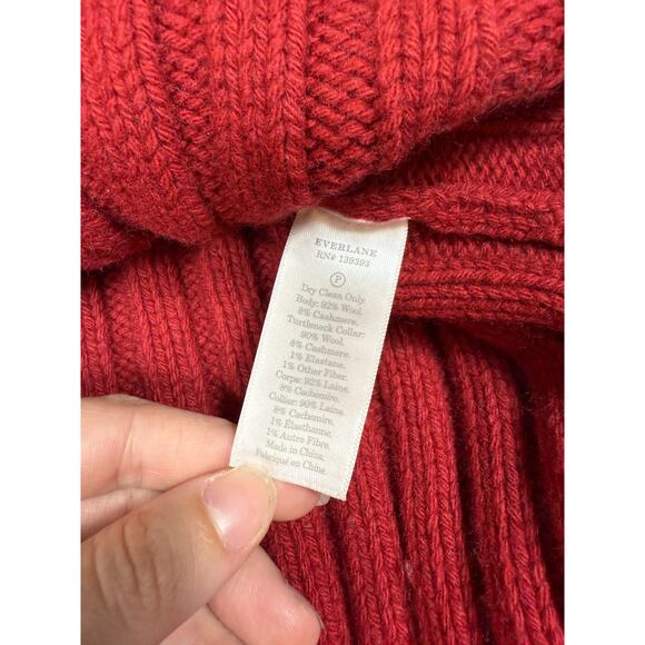 Everlane Womens Size XXS The Wool-cashmere Rib Oversized Turtleneck - Picture 7 of 9